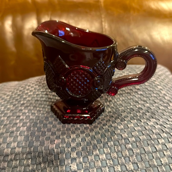 Avon | Dining | Vintage Avon 876 Cape Cod Collection Ruby Red Glass ...